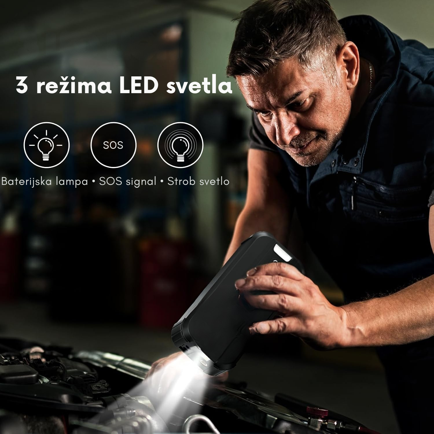 Višenamenski auto starter 4 u 1