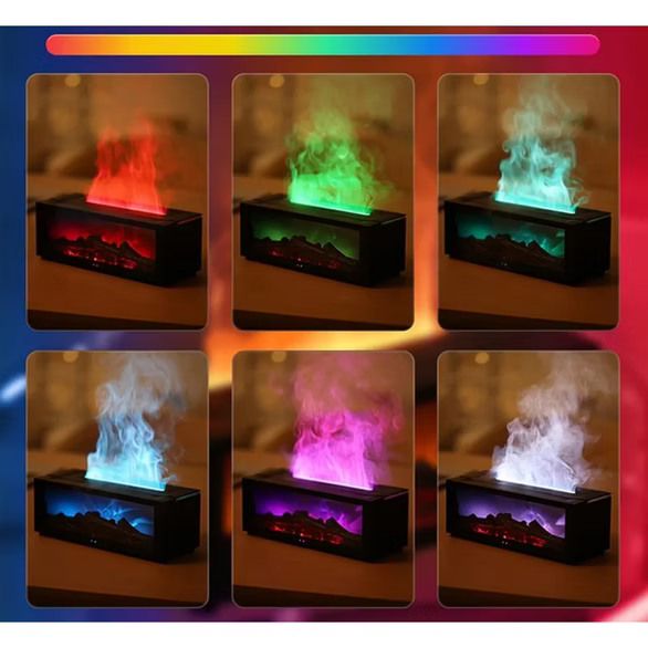 LED Kamin Aroma Difuzer sa efektom plamena